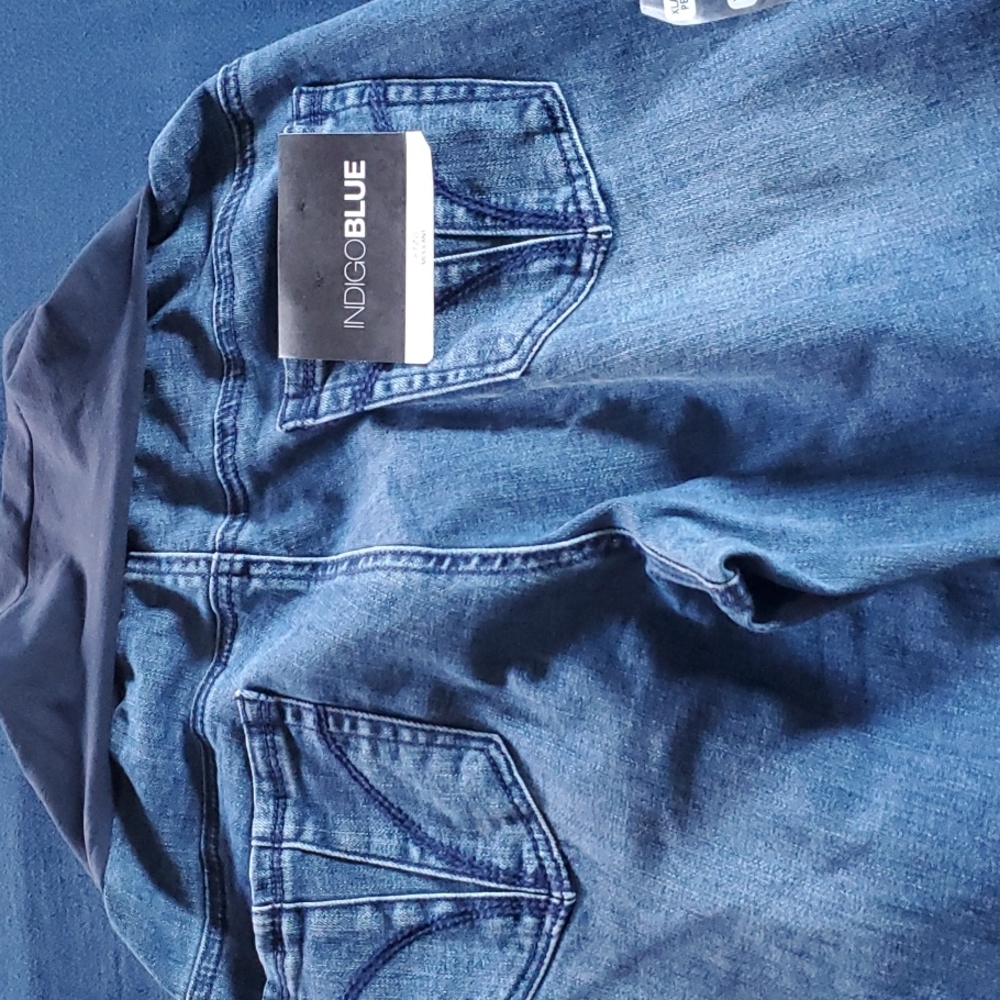 I DIGO BLUE MATERNITY JEANS XLP - Picture 4 of 5